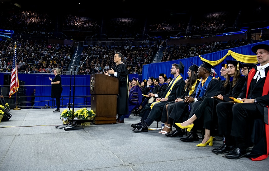 copy of 4 28 23 um ross commencement ceremony at crisler center 166