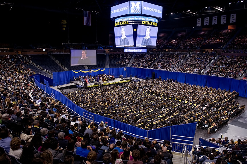copy of 4 28 23 um ross commencement ceremony at crisler center 178