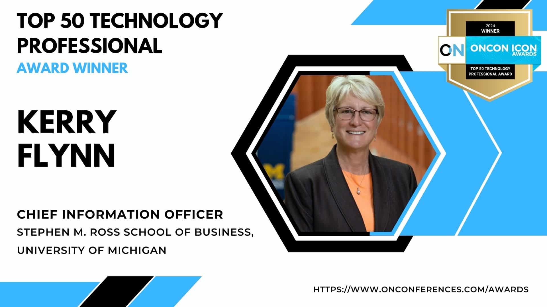 Kerry Flynn Recognized as Top 50 Technology Professional Award Winner