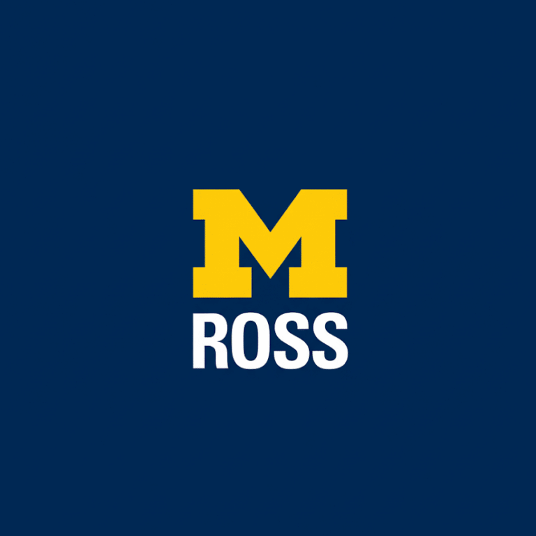 Michigan Ross logo