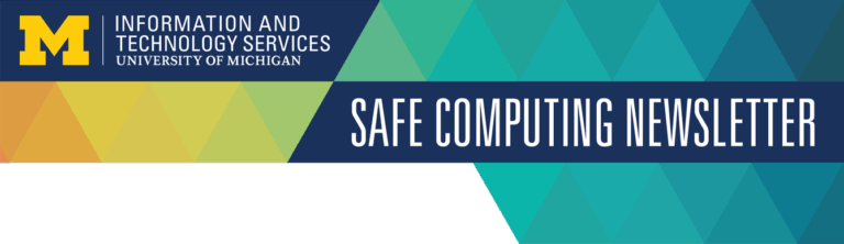 safe computing newsletter header