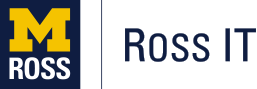 Michigan Ross IT Logo linked to Homepage
