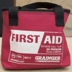 A first aid kit